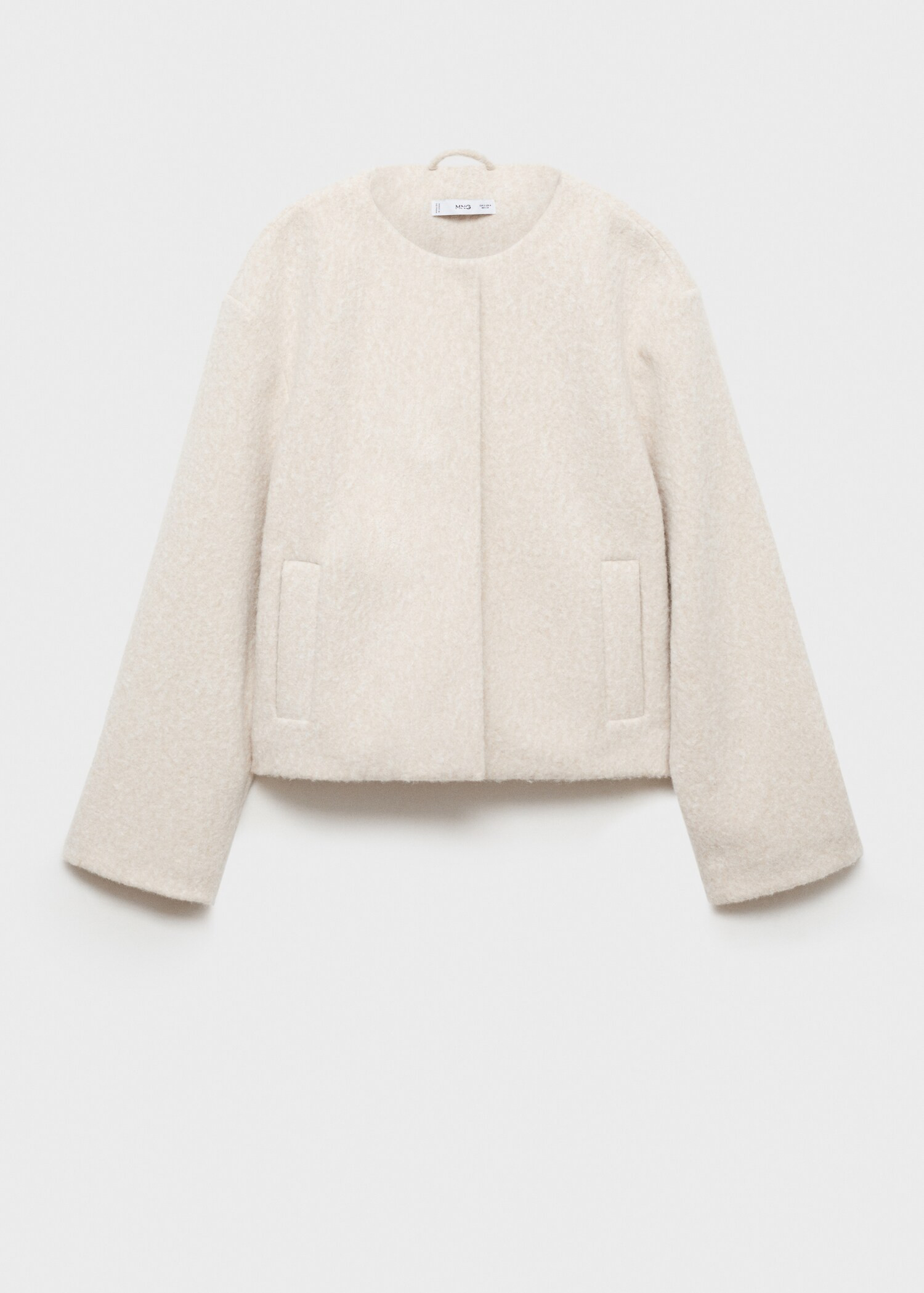 Jacket with scarf and pockets - Women | MANGO United Kingdom | MANGO (UK)