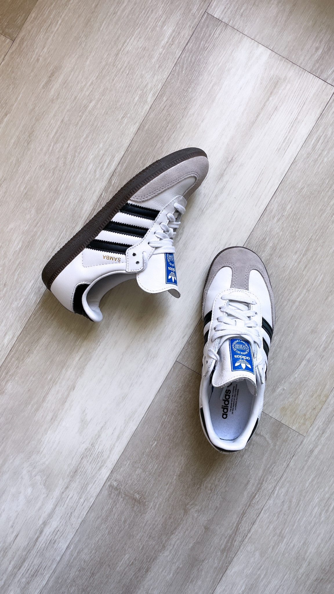 Restock alert 🚨 These Adidas Samba always sells out so fast! I found them in stock for you. Grab them while you can. Runs half size too big imo. 

Adidas Samba, white sneakers, neutral sneakers, back to school shoes, The Stylizt  



#LTKShoeCrush #LTKBacktoSchool #LTKFindsUnder100