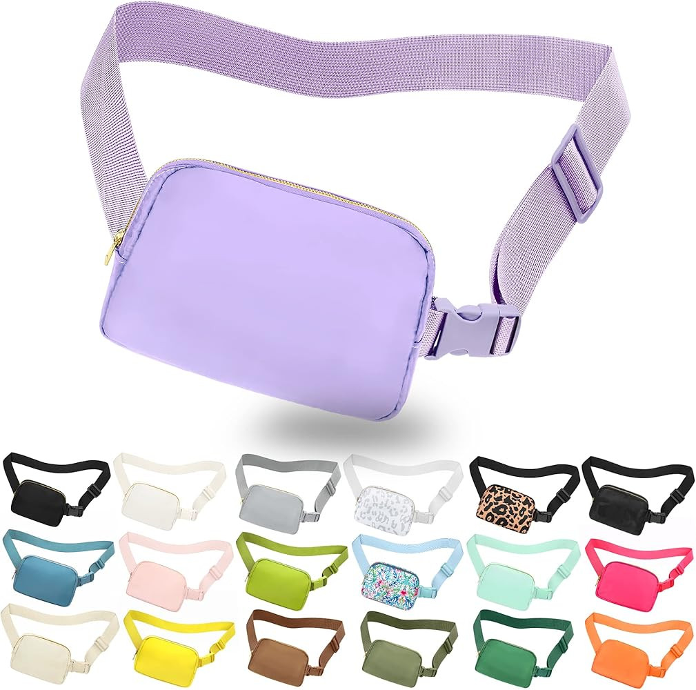 jealkip Fanny Pack Crossbody Bag for Women and Men, Belt Bag Waterproof Fanny Pack with Adjustabl... | Amazon (US)