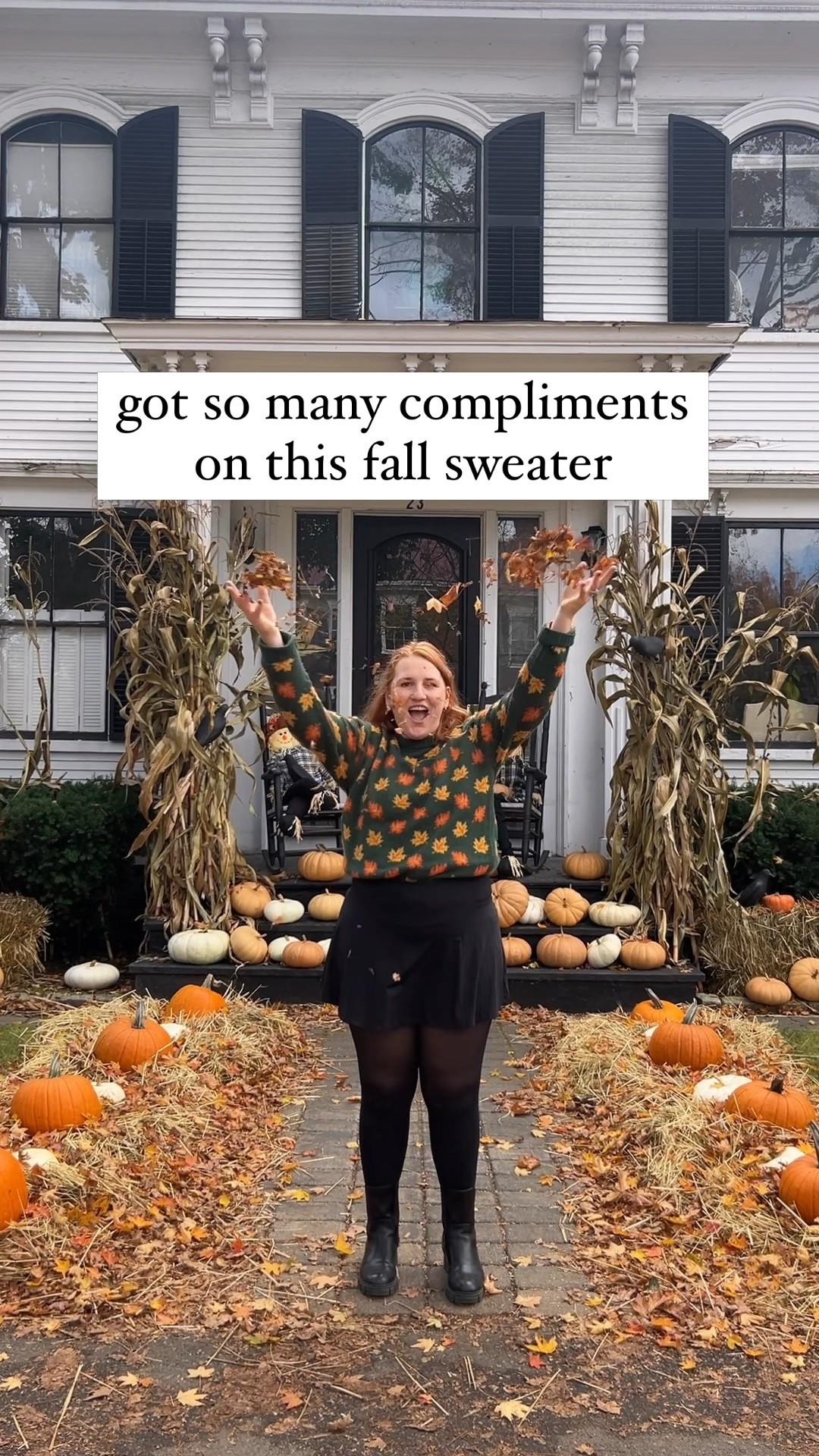 The most perfect fall sweater from Kiel James Patrick #size14 #vermont #fall #falloutfit #leaf #sweater 

#LTKSeasonal #LTKHalloween #LTKMidsize