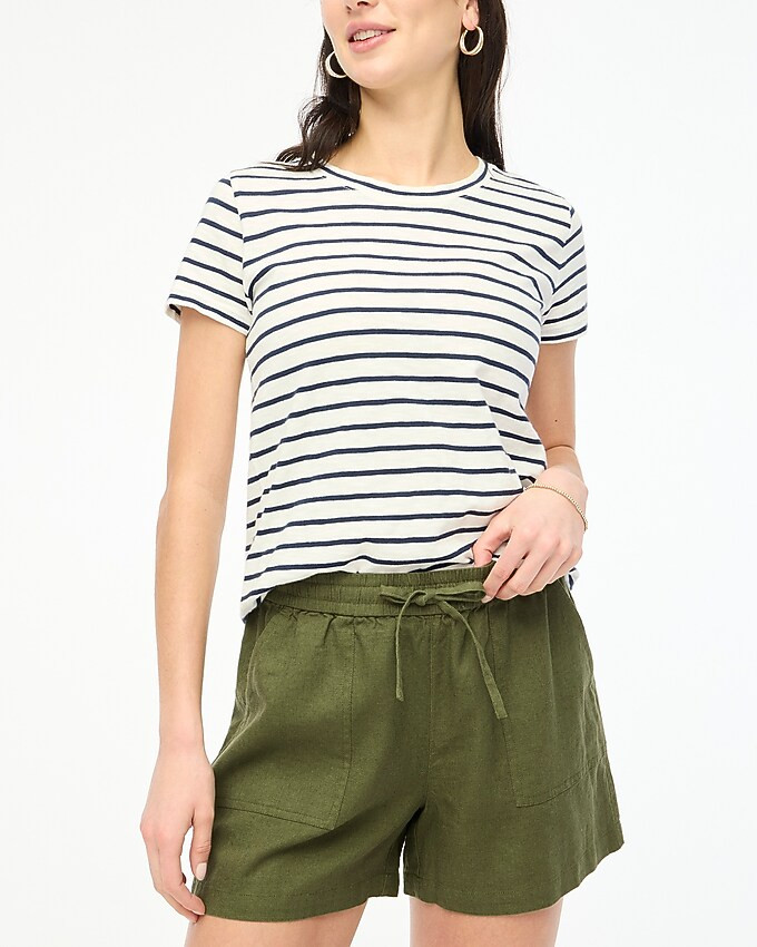 Linen-blend drawstring short | J.Crew Factory