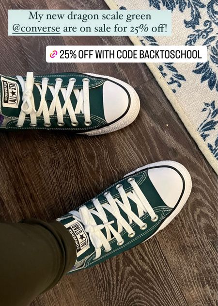 Converse has a huge 25% off sale going on! 

#LTKsalealert #LTKBacktoSchool #LTKshoecrush