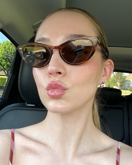 RAYBAN Nina sunglasses - cat eye sunglasses are just so sassy and cute 

YSL loveshine - shade nude lingerie. Feels like a balm but has lots of pigment. Last day for the sale! 

#LTKxSephora #LTKbeauty #LTKfindsunder100