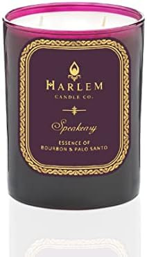 Amazon.com: Harlem Candle Company Speakeasy Luxury Scented Candle, Double Wick, 12 oz Burgundy Gl... | Amazon (US)