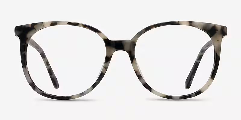 Bardot Round Ivory Tortoise Full Rim Eyeglasses | Eyebuydirect | EyeBuyDirect.com