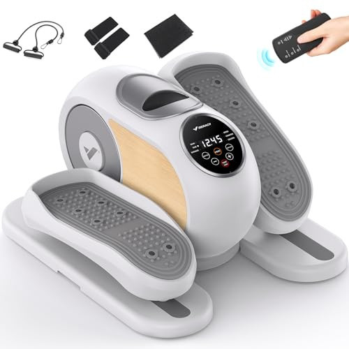 MERACH Under Desk Elliptical, Ellipse Leg Exerciser Electric as Seen on TV for Seniors with Remote Control & 12 Adjustable Speeds, Quiet Portable Seated Pedal Exerciser Machine for Home | Amazon (US)