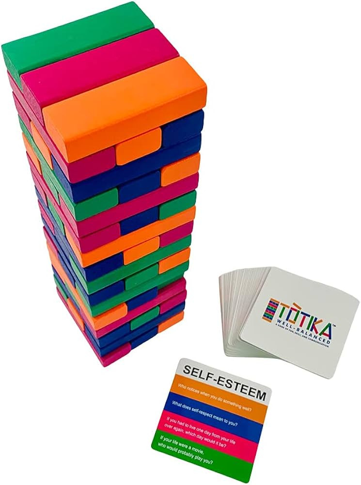 YEHUA! Open Spaces Totika Self Esteem Game with 48 Question Card Deck - A Game of Fun, Skill and ... | Amazon (US)