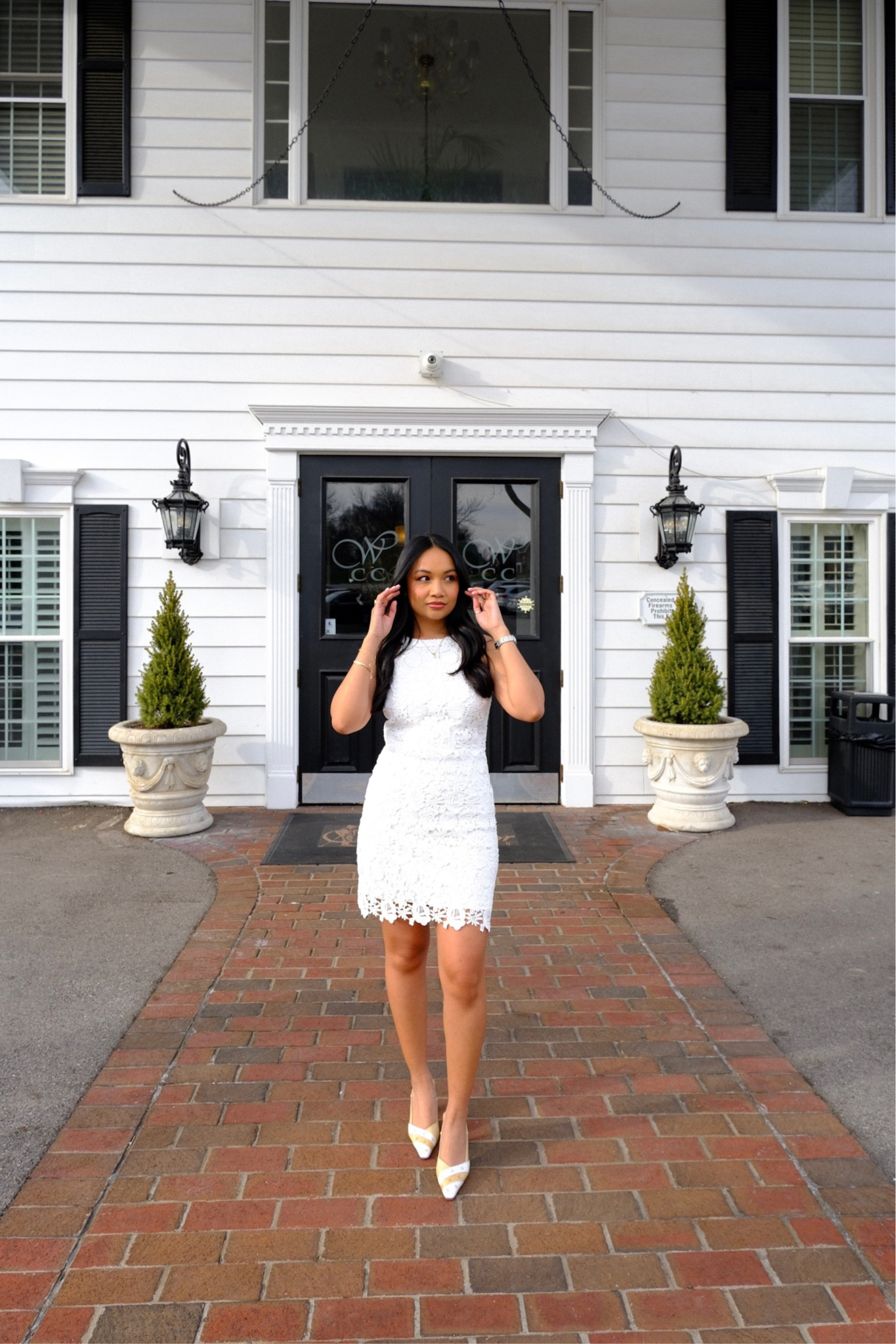 white dress for sisters sweet 16! perfect for summer or brunch too and it’s under $100 - runs small so go down a size

#LTKfindsunder100 #LTKwedding #LTKstyletip