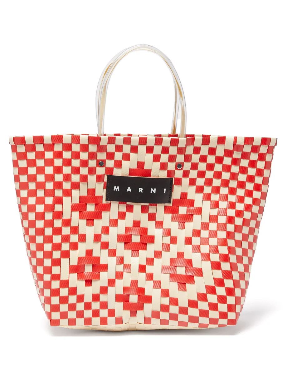 Hand-woven tote bag | Matches (UK)