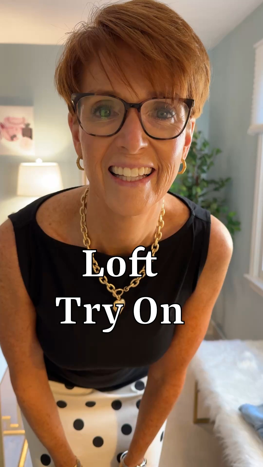 This look is from LOFT. Remember, the best place to see all things LOFT is in my LOFT storefront, linked in my Instagram bio. 

I am your resource for timeless, everyday elevated fashion for women over 40 (and tall women)
For reference, I am 55 years old; I am 6’1”. I have a 35” inseam. I wear a small or medium in most tops, an 8 or a 10 in most bottoms, an 8 in most dresses, and a size 9 shoe. 

Black top size medium
Polka Dot skirt size 6

Loft try on, loft finds, polka dot skirt, black elevated tank, spring outfit, date night outfit, girls night out, classic black and white 

Over 50 fashion, tall fashion, workwear, everyday outfits, timeless outfits, Classic Outfits, spring outfit, travel outfit, vacation outfit,  jeans, office outfit

#LTKSeasonal #LTKParties #LTKWatchNow