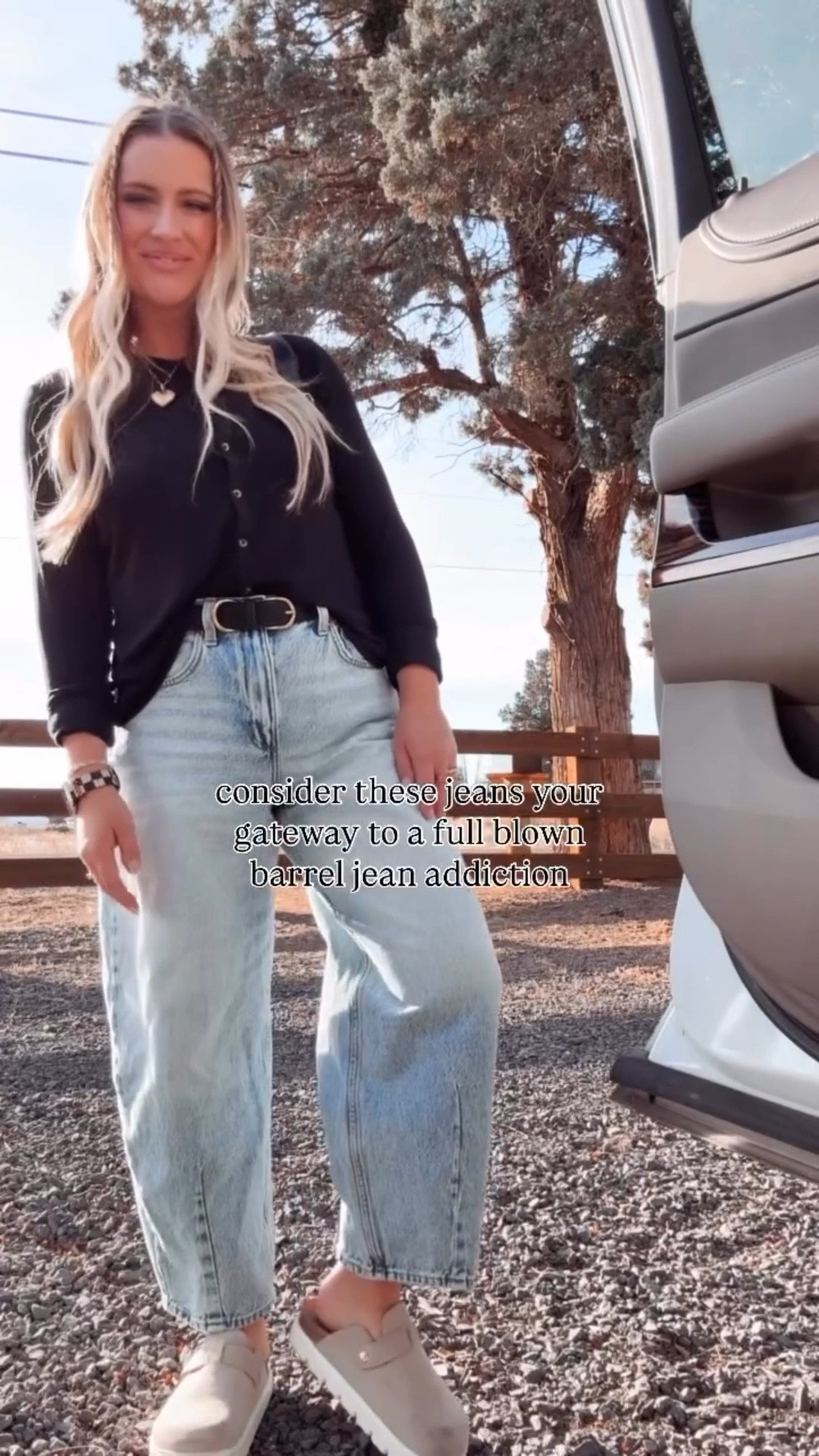 Never thought I’d say it but I’m kinda obsessed 🙃

I found these at target and now I’m completely hooked. 

Do you like the barrel jean trend?!

#LTKmomlife
