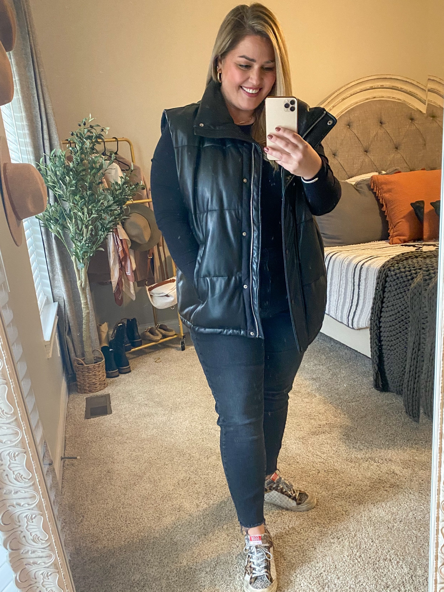 Love this casual chic outfit!
Vest is old but I linked this years version and other similar ones. Jeans are size 33! Anddddd this is the old navy bodysuit I’m loving in black size XL. 

#LTKcurves #LTKstyletip #LTKSeasonal