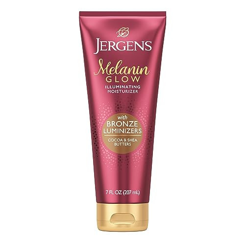 Jergens Hand and Body Lotion, Melanin Glow Illuminating Moisturizer, With Bronze Luminizers, 7 Oz | Amazon (US)