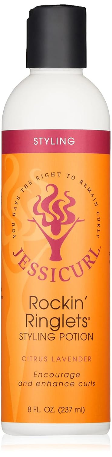 Jessicurl, Rockin' Ringlets Styling Potion, Curl Enhancer with Flaxseed Extract, Curl Defining St... | Amazon (US)