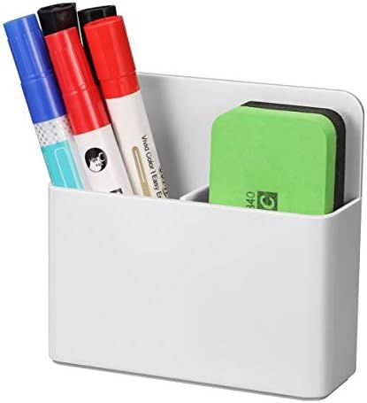 CaseBot Magnetic Dry Erase Marker Holder, Pen and Eraser Holder for Whiteboard, Magnet Pencil Cup St | Amazon (US)
