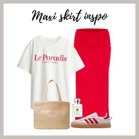 Maxi skirt, city break, samba, tote bag 

#LTKeurope #LTKspring #LTKuk