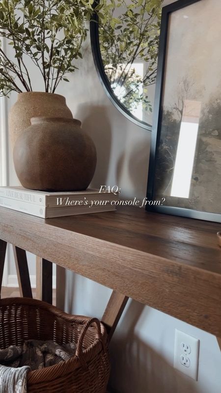 One of my most FAQ — it’s from Walmart!✨

Entryway Table | Console Styling | Vase Styling

#LTKVideo #LTKhome #LTKstyletip