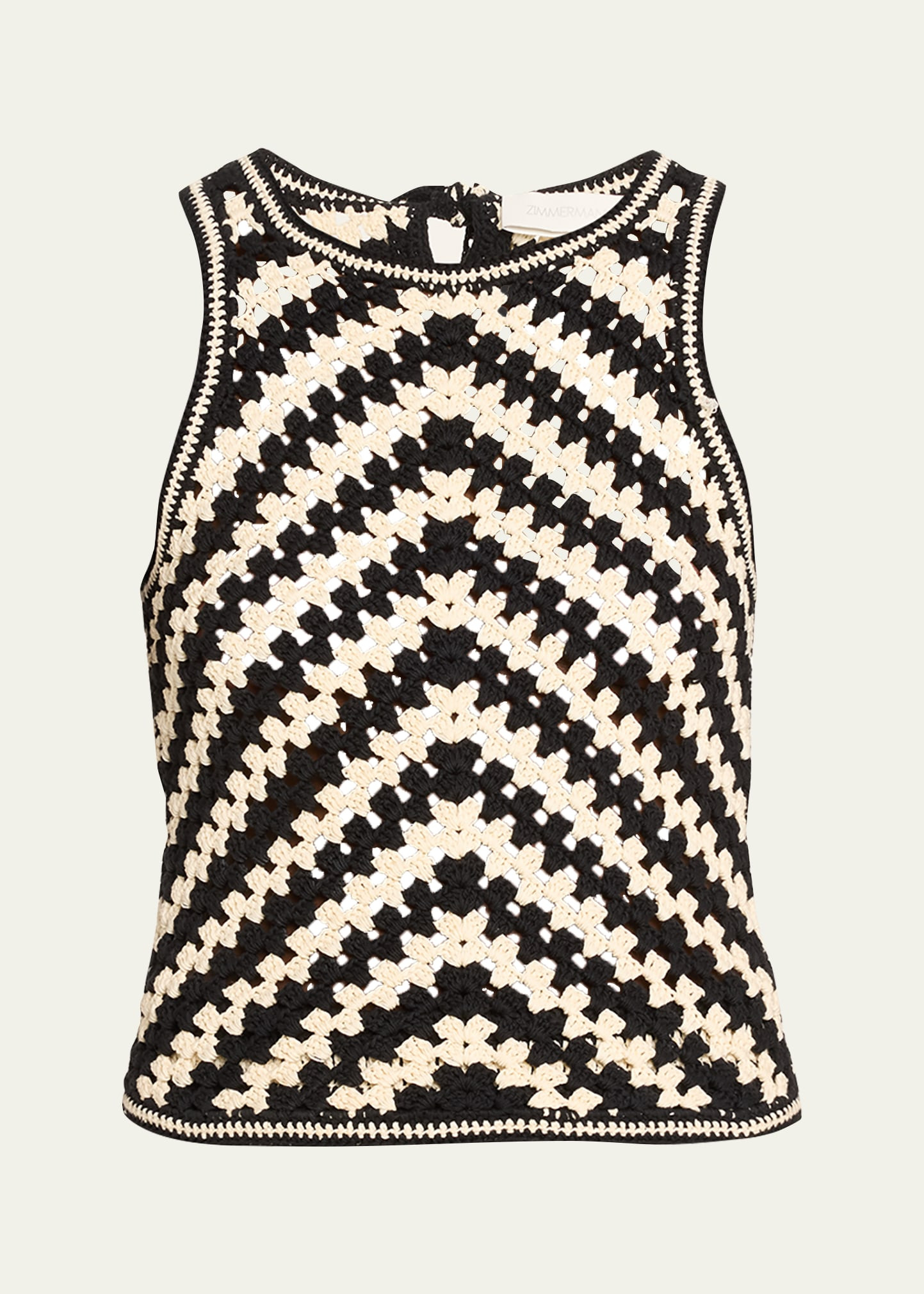Zimmermann Halliday Hand-Crochet Tank Top | Bergdorf Goodman