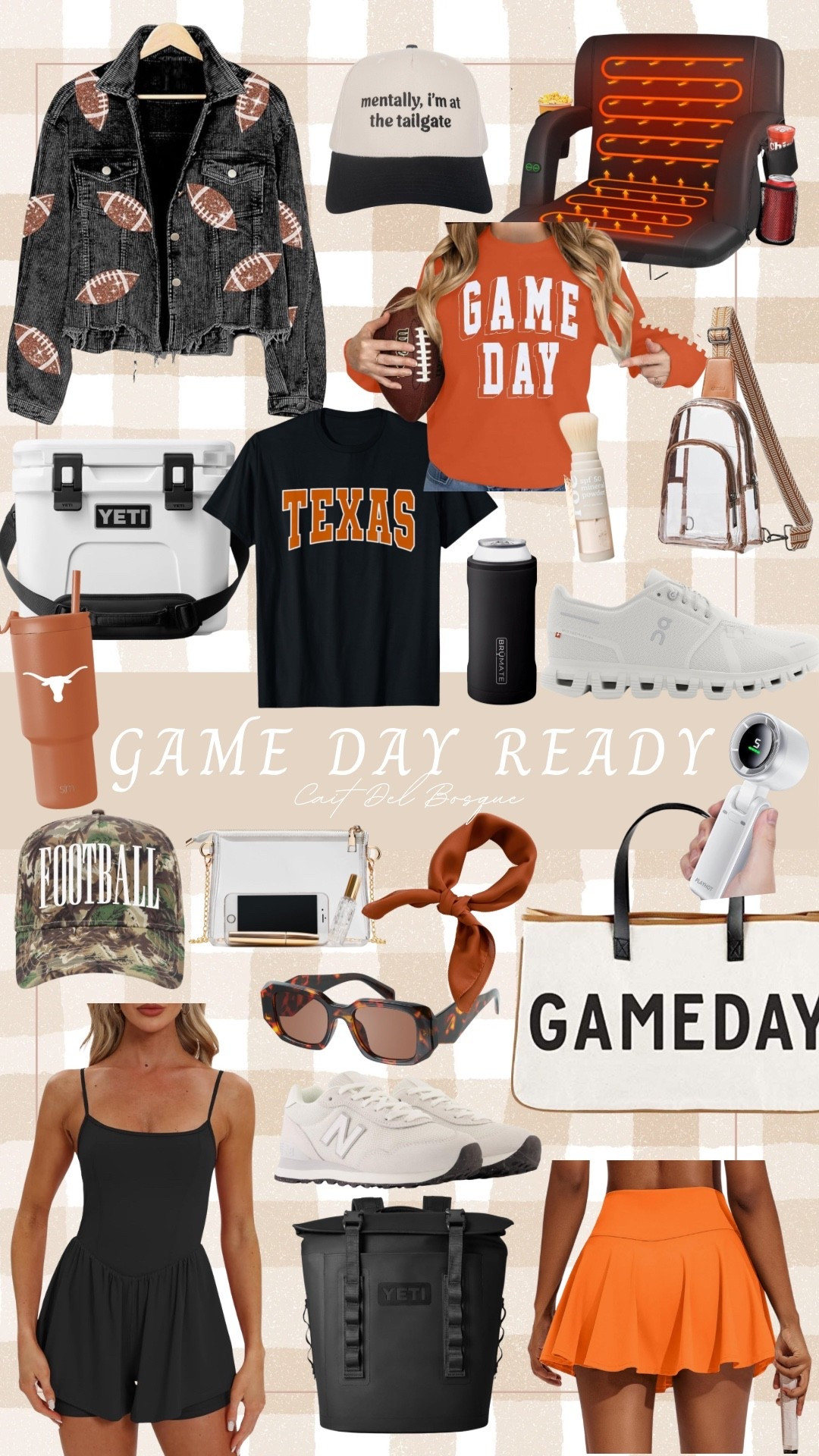✨Game Day Ready✨ Football season calls for the cutest outfits + must-have tailgate essentials! From graphic game day sweatshirts + clear stadium bags to comfy sneakers, coolers, + the perfect accessories, I’ve rounded up everything you need for football season. Shop these game day looks + tailgate favorites to cheer in style! 🏈🧡 #GameDay #FootballSeason #TailgateStyle

#LTKSeasonal #LTKStyleTip #LTKActive