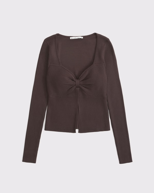 Bra-Free Twist Sweater | Abercrombie & Fitch (US)