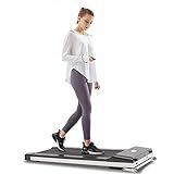 UMAY Under Desk Treadmill with Foldable Wheels, Portable Walking Jogging Machine Flat Slim Treadmill | Amazon (US)