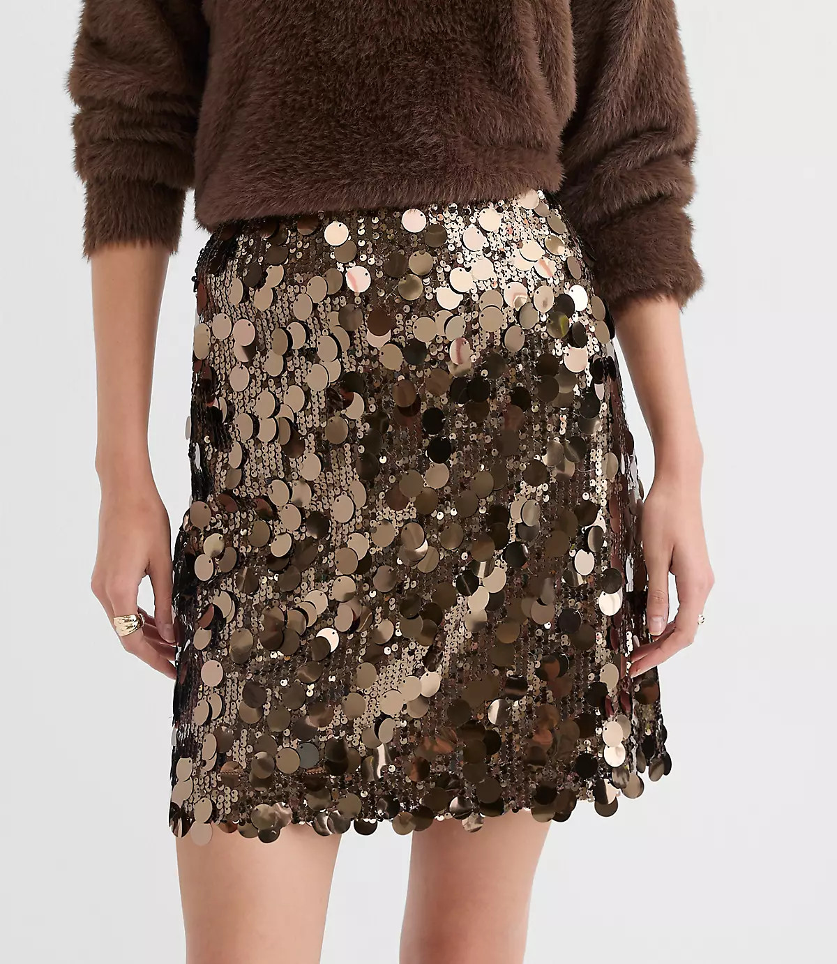 Tall Sequin Mini Skirt | LOFT