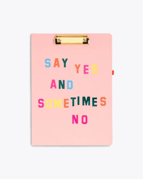Get It Together Clipboard Folio With Notepad - Say Yes | ban.do