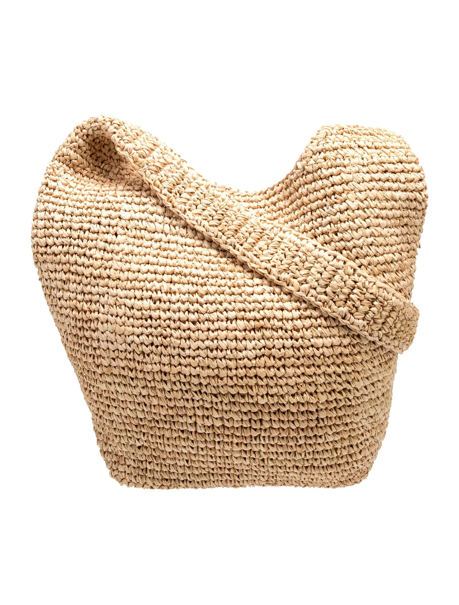 Raffia Shoulder Bag | The RealReal