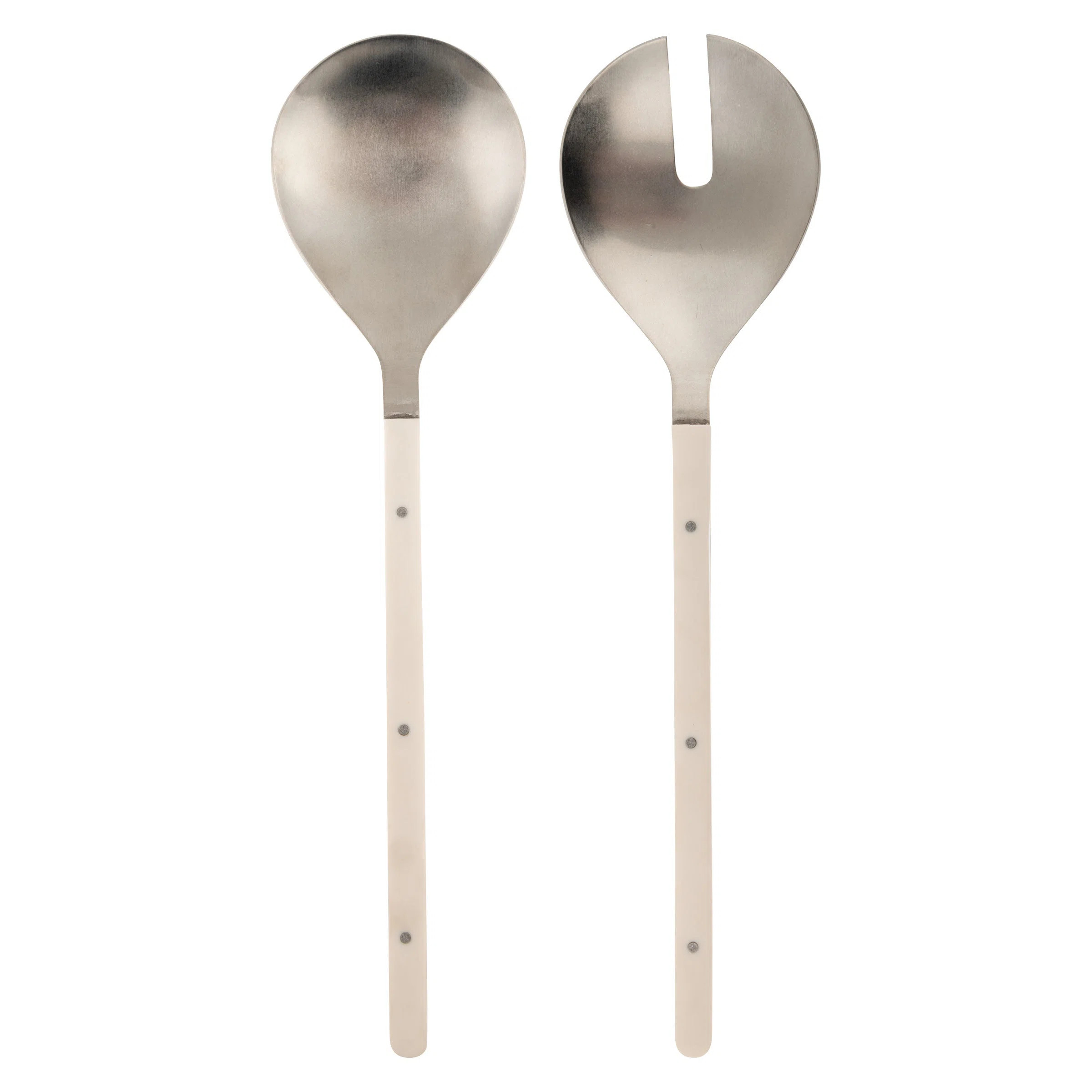 Ivory Resin Salad Servers (Set of 2) | Wayfair North America