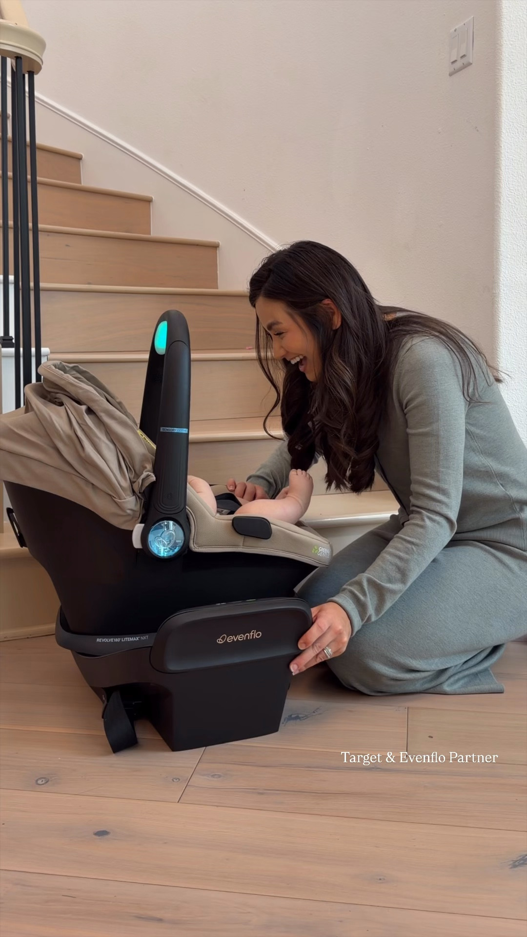 #ad Updating our baby’s carseat  with the Evenflo Shyft Intuiti+ Travel System — here’s 5 reasons why we made the switch:

⭐ Game-changing 180° rotation
The rotating infant car seat lets you turn the seat toward you with one hand, making getting baby in and out so much easier (and saving your back, especially postpartum).

⭐ Built-in soothing tech
The SensorySoothe feature adds lights, music, and sounds right into the handle—so you can calm your baby on the go without juggling extra gadgets.

⭐ From newborn to toddler in one system
With multiple modes (infant seat, pramette, toddler seat), it grows with your baby—so you’re not constantly upgrading gear.

⭐ Smooth ride for everyday life
All-wheel suspension + rubber tires mean it handles everything from Target runs to neighborhood walks without waking a sleeping baby.

⭐ Easy, secure install = peace of mind
The LockStrong belt system helps you get a tight, secure fit quickly—because no mom wants to second-guess car seat safety.

Target’s spring Car Seat Trade In event is happening 4/19 though 5/2. During that time bring in your old car seat to any Target to be recycled and receive a 20% off coupon to purchase a new Evenflo car seat, stroller or travel system. The coupon is good through May 16 so don’t wait!
@evenflobaby @target #TargetPartner #targetbaby #target #evenflobaby @shop.ltk #liketkit 


#LTKBaby #LTKTravel #LTKKids