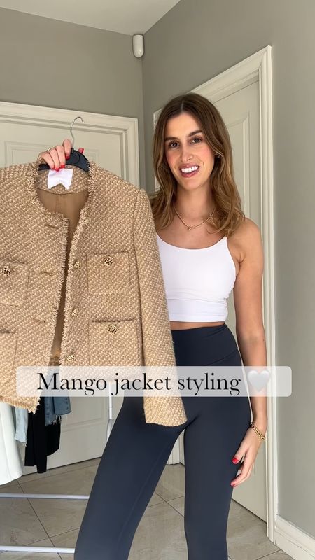 Ways to wear this mango jacket!🍂🤎 simple outfits and autumn outfits 

#LTKHalloween #LTKeurope #LTKstyletip