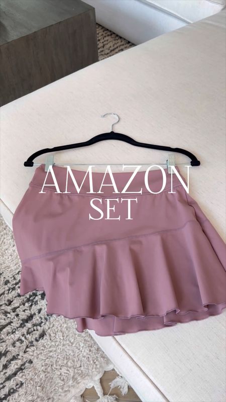 This two piece Amazon set is perfect for working out pickle ball or daily life
@liveloveblank athletic wear 
Sz medium 
Added a stronger support tank underneath sz med
Sneakers tts 
Lululemon belt bag 
#ltku



#LTKFindsUnder50 #LTKVideo #LTKStyleTip