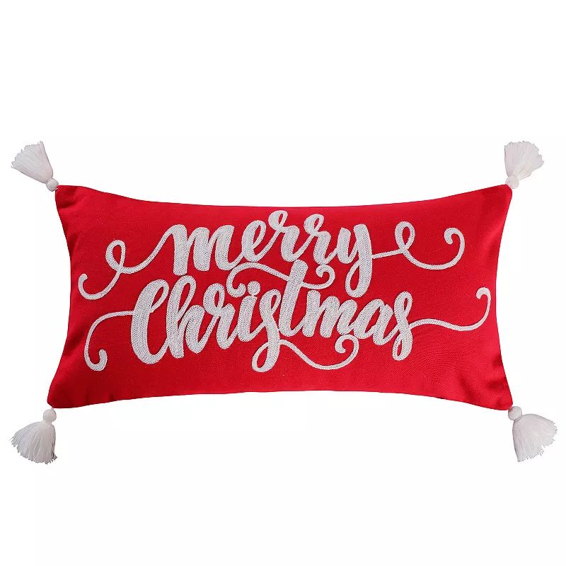 Levtex Home Road Trip Merry Christmas Throw Pillow, Red, Fits All | Kohl's