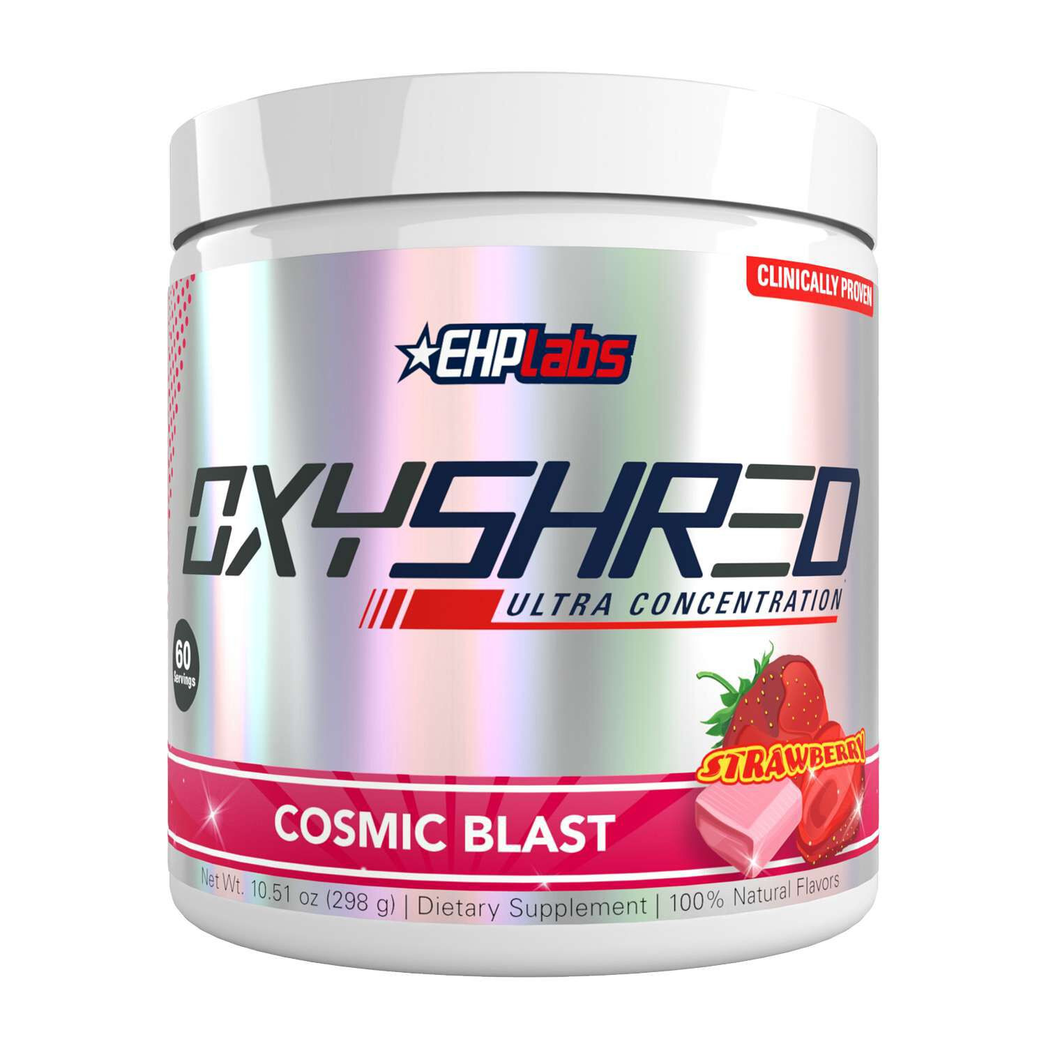 OxyShred - Cosmic Blast Strawberry - 10.51oz (60 Servings) | GNC