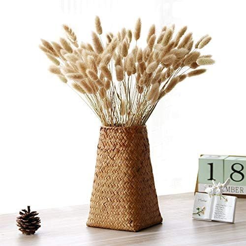 Natural Seaweed Weave Basket Pastoral Rattan Vase Bamboo Weaving Room Flower Arranger Gypsophila Dri | Amazon (CA)