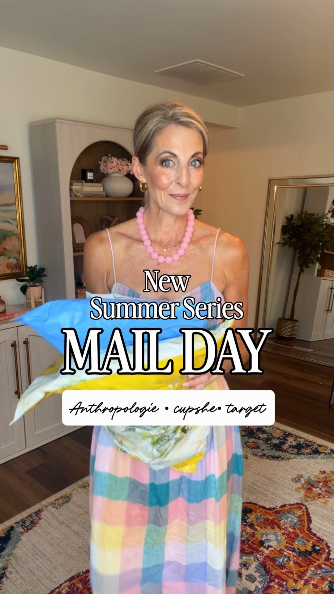 📬 MAIL DAY!! Love this summer series!! I rounded up everything that landed on my doorstep into one fun reel! Some not even pictured!!! Comment SUMMER for links. Today’s Mail Day includes Anthropologie, Cupshe, and a few surprises.  ☀️👇 
.
.
.
summer outfits, coastal style, vacation outfits, classic summer fashion, affordable fashion, summer wardrobe, teacher style, over 40 fashion, summer fashion finds