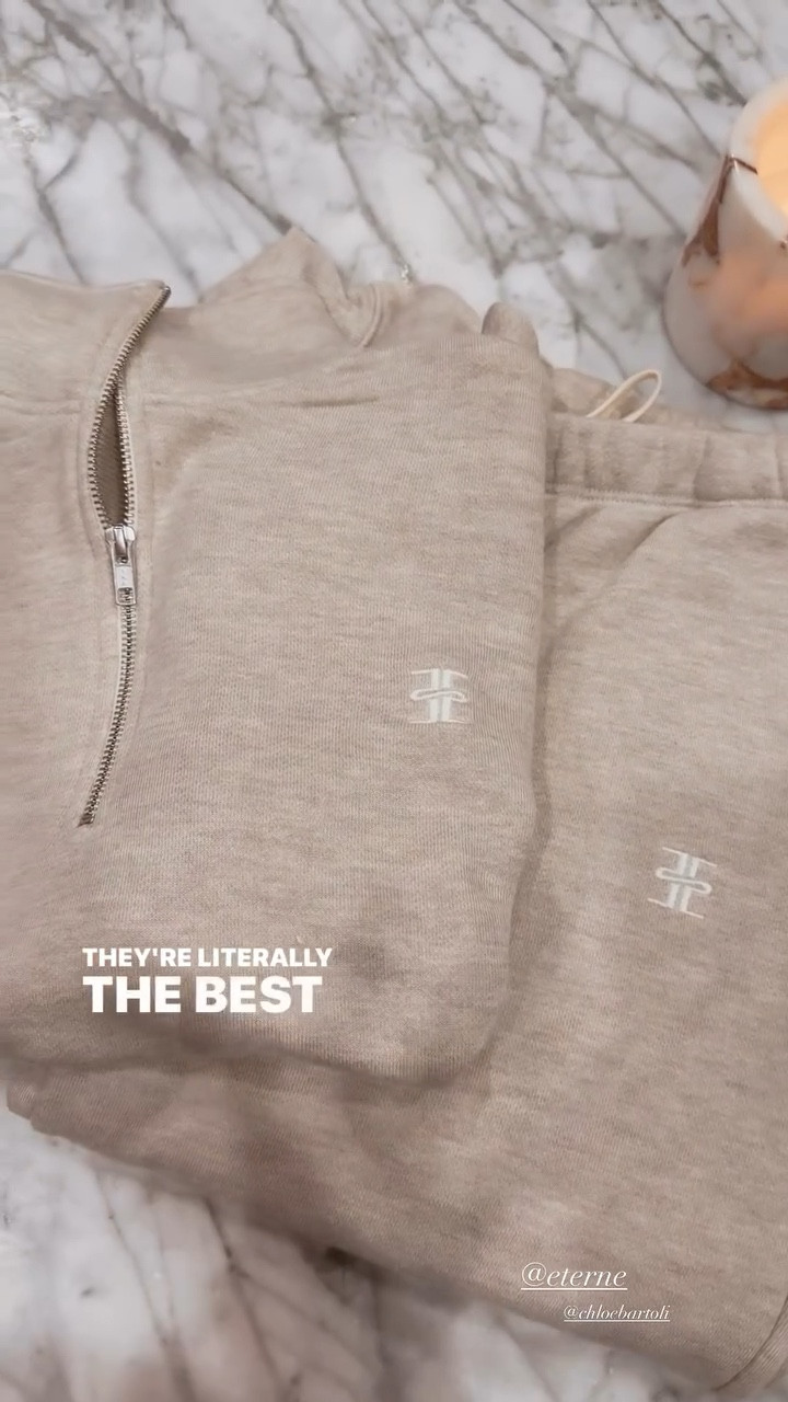 Eterne has the best, comfy travel looks and loungewear ever! You guys always ask where mine are from and this is the brand. So good! I just got this new set in heathered oatmeal and I’m definitely wearing this for my upcoming trip!

#LTKootd #LTKdayinmylife #LTKTravel