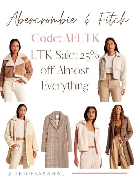 Abercrombie & Fitch jackets, vests, and coats! Part of the LTK Sale!

#LTKSeasonal #LTKunder100 #LTKSale