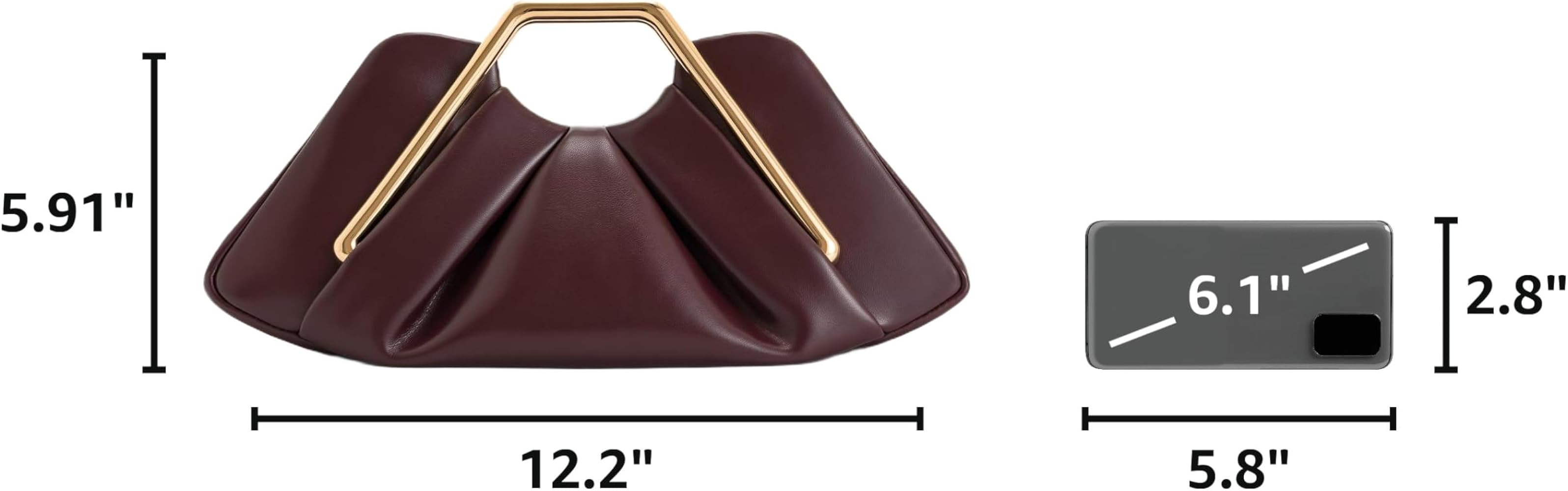 JW PEI Women's Lila Metal Frame Clutch | Amazon (US)