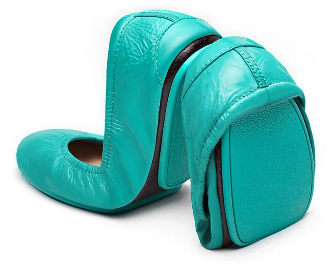 Tiek Blue Patent | Tieks by Gavrieli