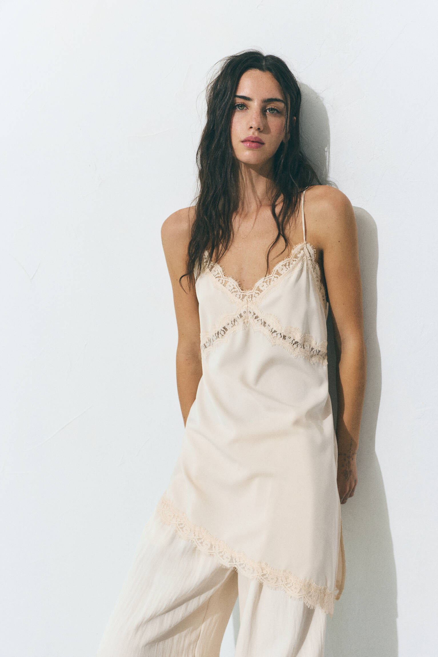 Asymmetric camisole top - Pull&Bear United Kingdom | PULL and BEAR UK