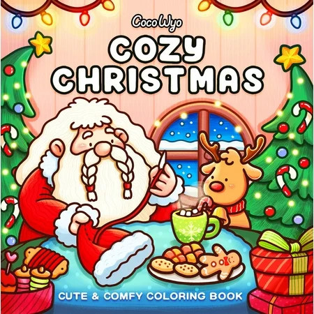 Cozy Spaces Coloring Cozy Christmas: Coloring Book for Adults and Kids (Paperback) | Walmart (US)