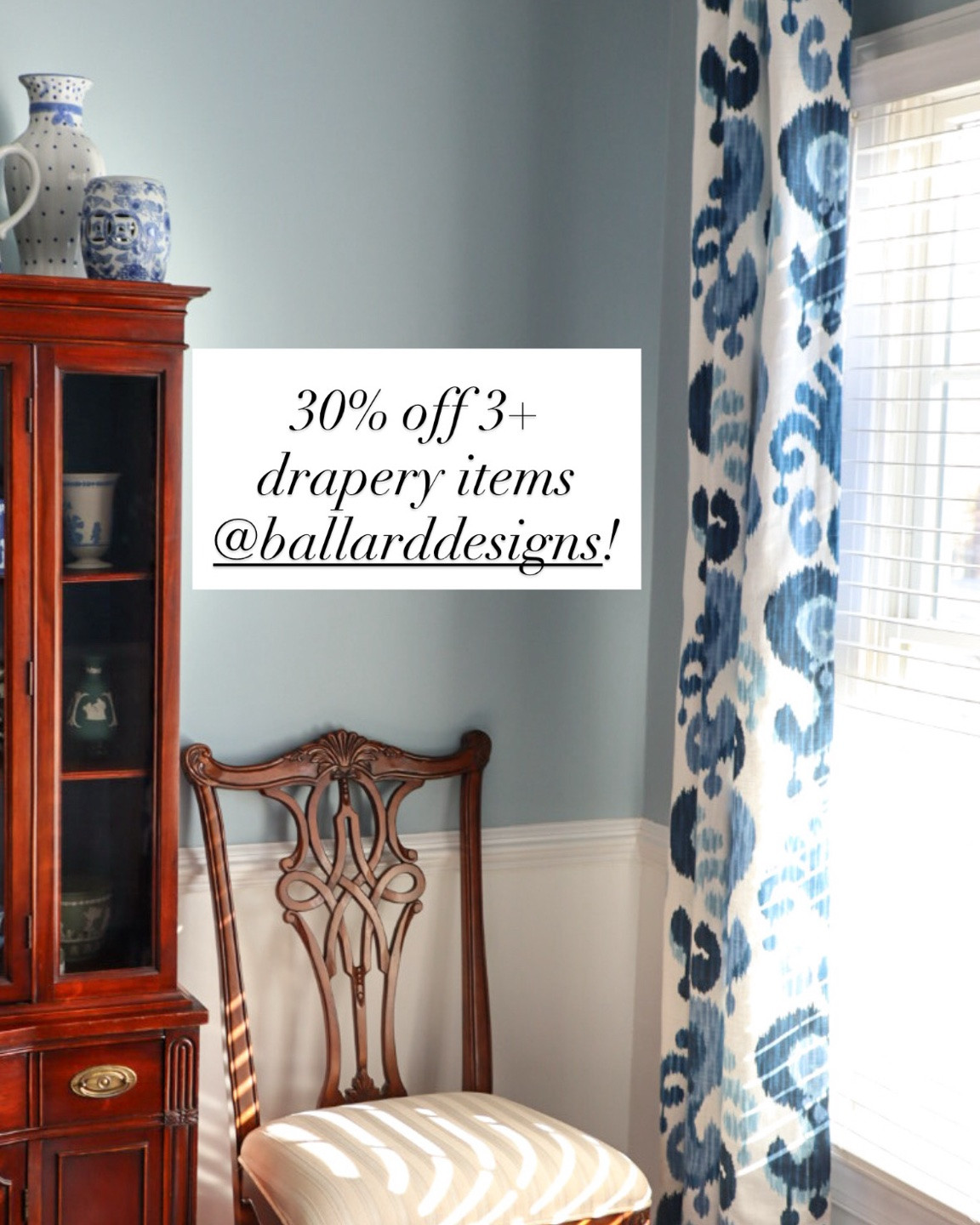 We’re big fans of Ballard Designs panels at my house and my parents, they’re running 30% off 3+ drapery items!

#LTKHome