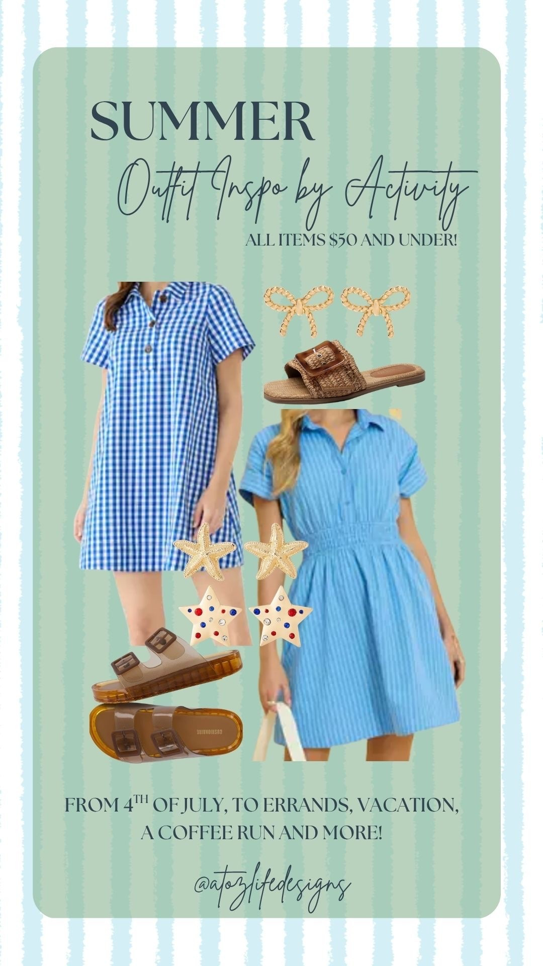 We love a good versatile mom style! From vacations to 4th of July and even a coffee run and more these are perfect additions to your classic closet! 

@Belk 
@Target 

summer dress | gingham | vacation | target | amazon | ootd | Belk | on sale

#LTKootd #LTKmomlife #LTKSaleAlert
