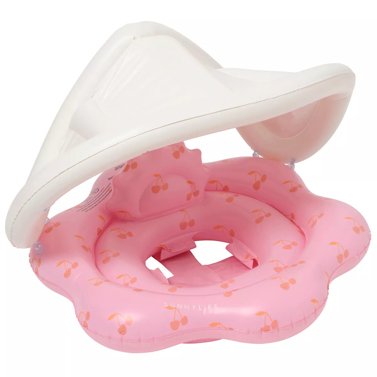 Sunnylife Baby Float - Cotton Candy Pink, Inflatable Tube, Head Rest & Shade | Target