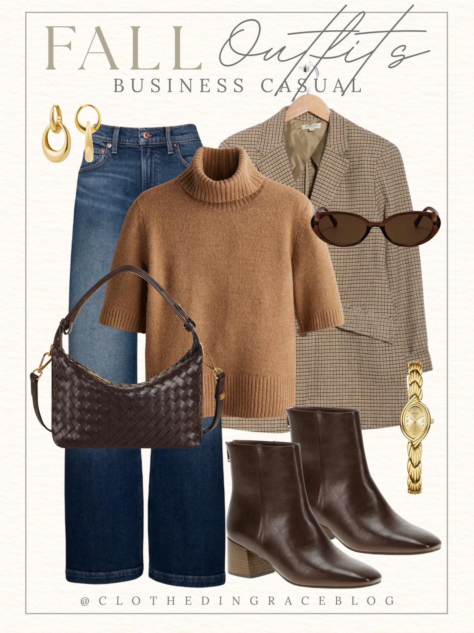 Classy fall fashion for the business casual workplace 