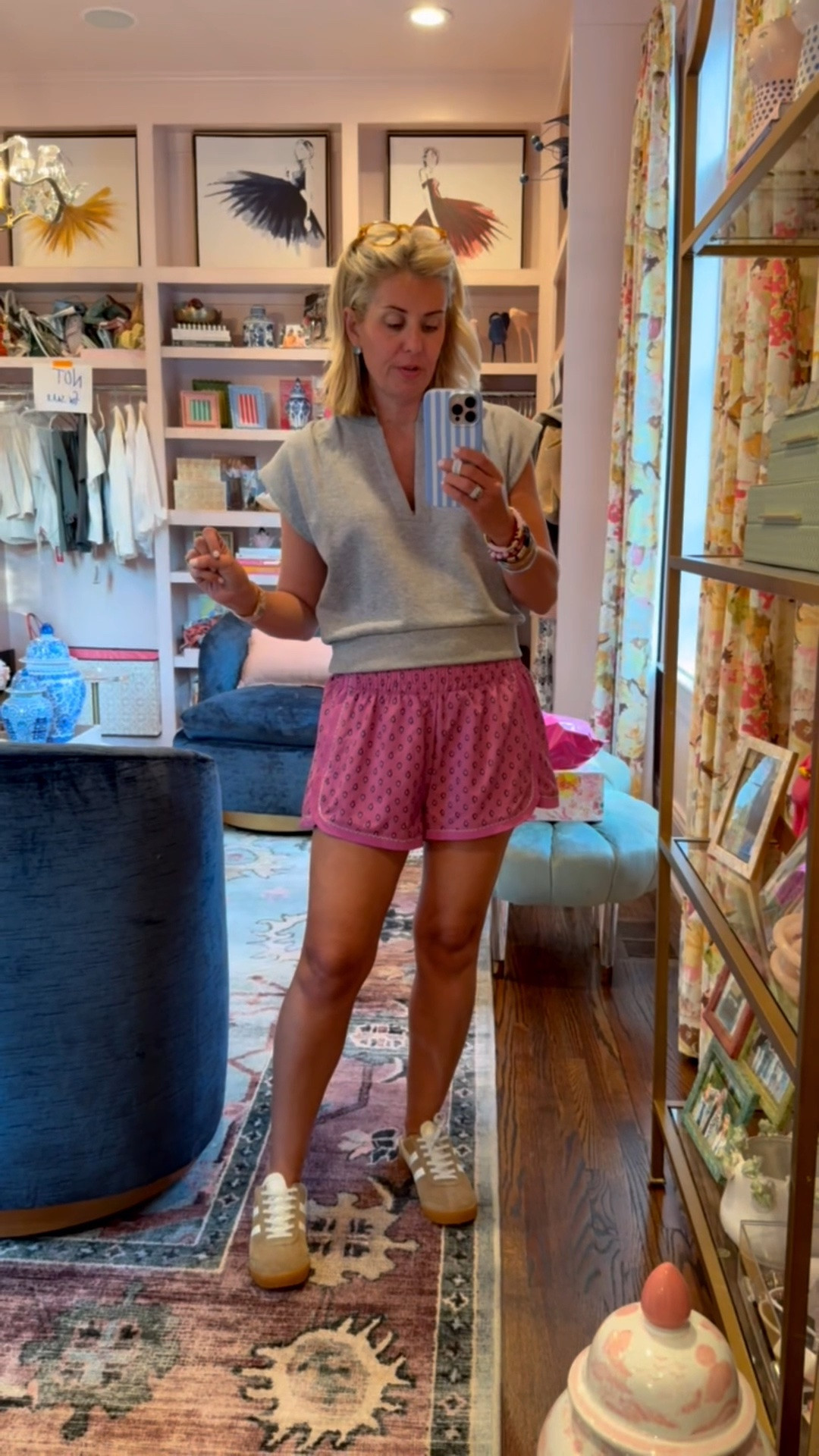 3 pieces I’m obsessed with!! These shorts, top & sneakers are a keeper! 
 
Shorts - small
Top - xs 
Sneaker - 8 tts 

*code Catherine20 at Allie + Bess

#LTKdayinmylife #LTKootd #LTKmomlife