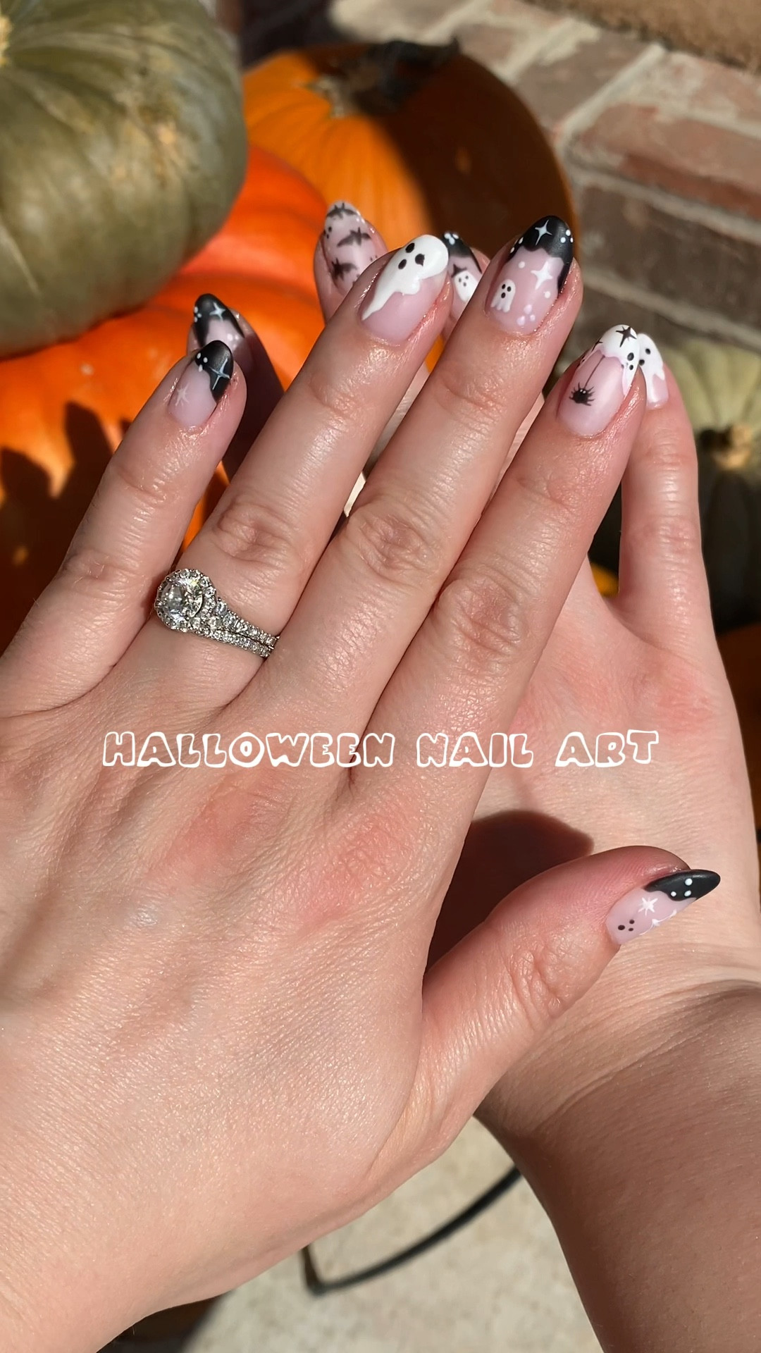 Recreate these fun Halloween nails! #nails #nailart #halloween 

#LTKBeauty #LTKFallSale #LTKSeasonal