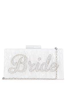 Lovers and Friends Bride Clutch Bag in Ivory Rhinestone from Revolve.com | Revolve Clothing (Global)