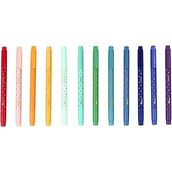 Erin Condren Dual Tip Markers, Colorful and Versatile Marker Set for Journals, Planners, and Note... | Amazon (US)